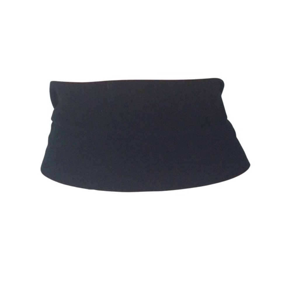 Wide Black Corset Belt Stretch Vegan Gothic Goth - Picture 3 of 3